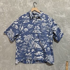 Phil Edwards by Reyn Spooner‎ Men's XL Hawaiian Shirt Short Sleeve Button Down